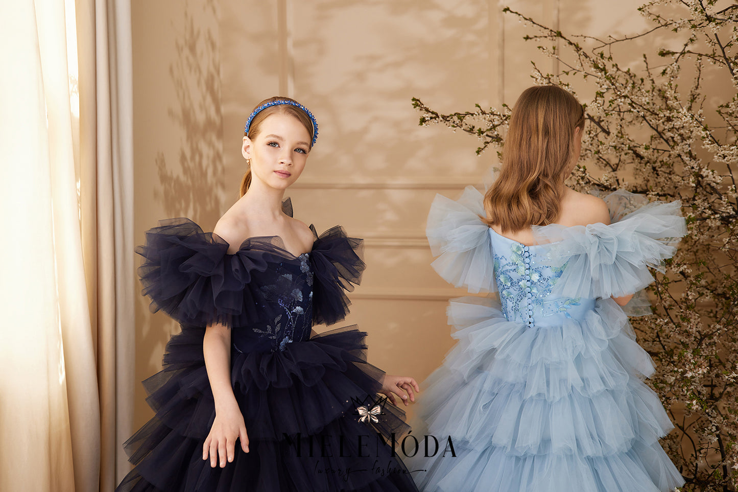 Amber Luxury Flower Girl Dress