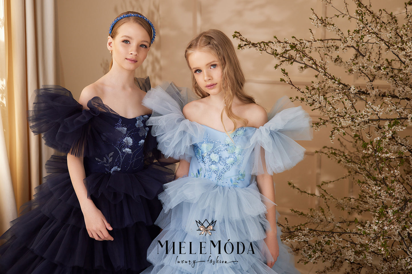 Amber Luxury Flower Girl Dress