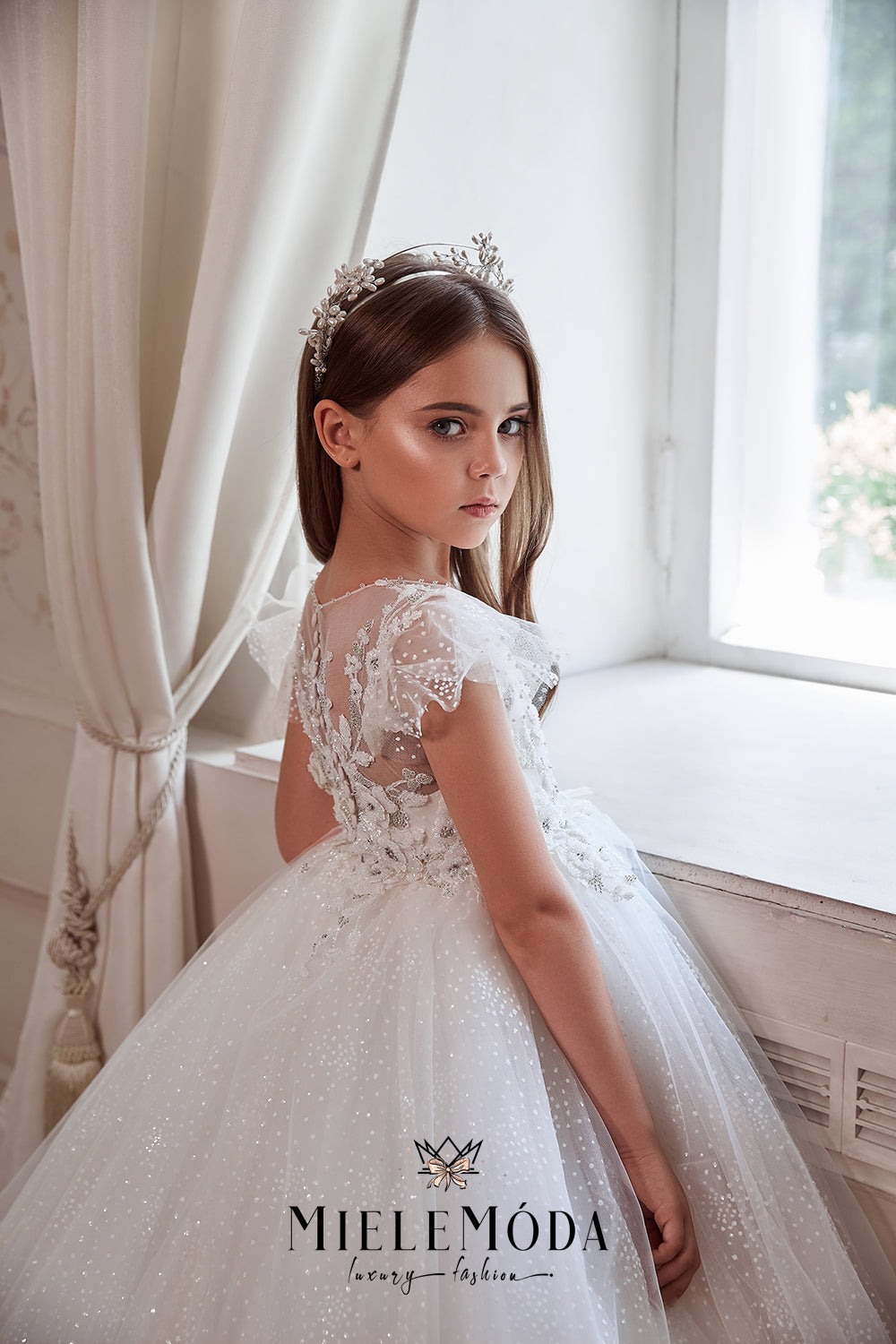 Aurelia Couture Communion Flower Girl Dress
