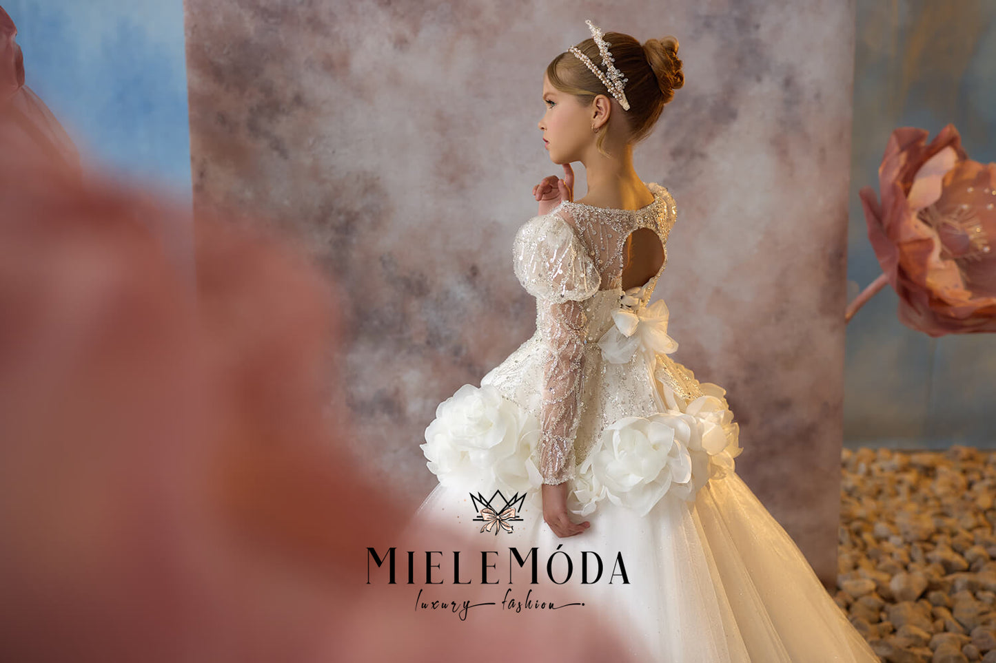 Aurora Bloom Couture Communion Dress