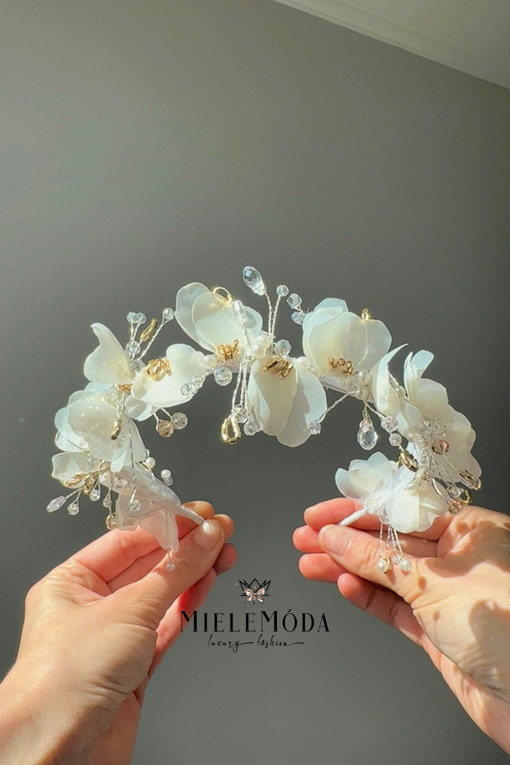 Bellamy Beaded Luxury Girl Hair Accessory