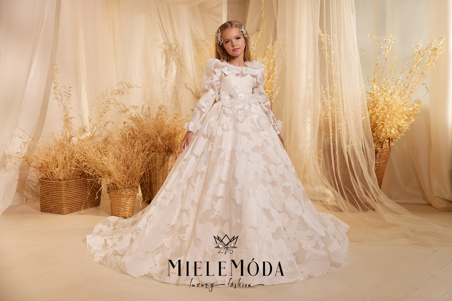 Blossom Luxury Couture Flower Girl Dress