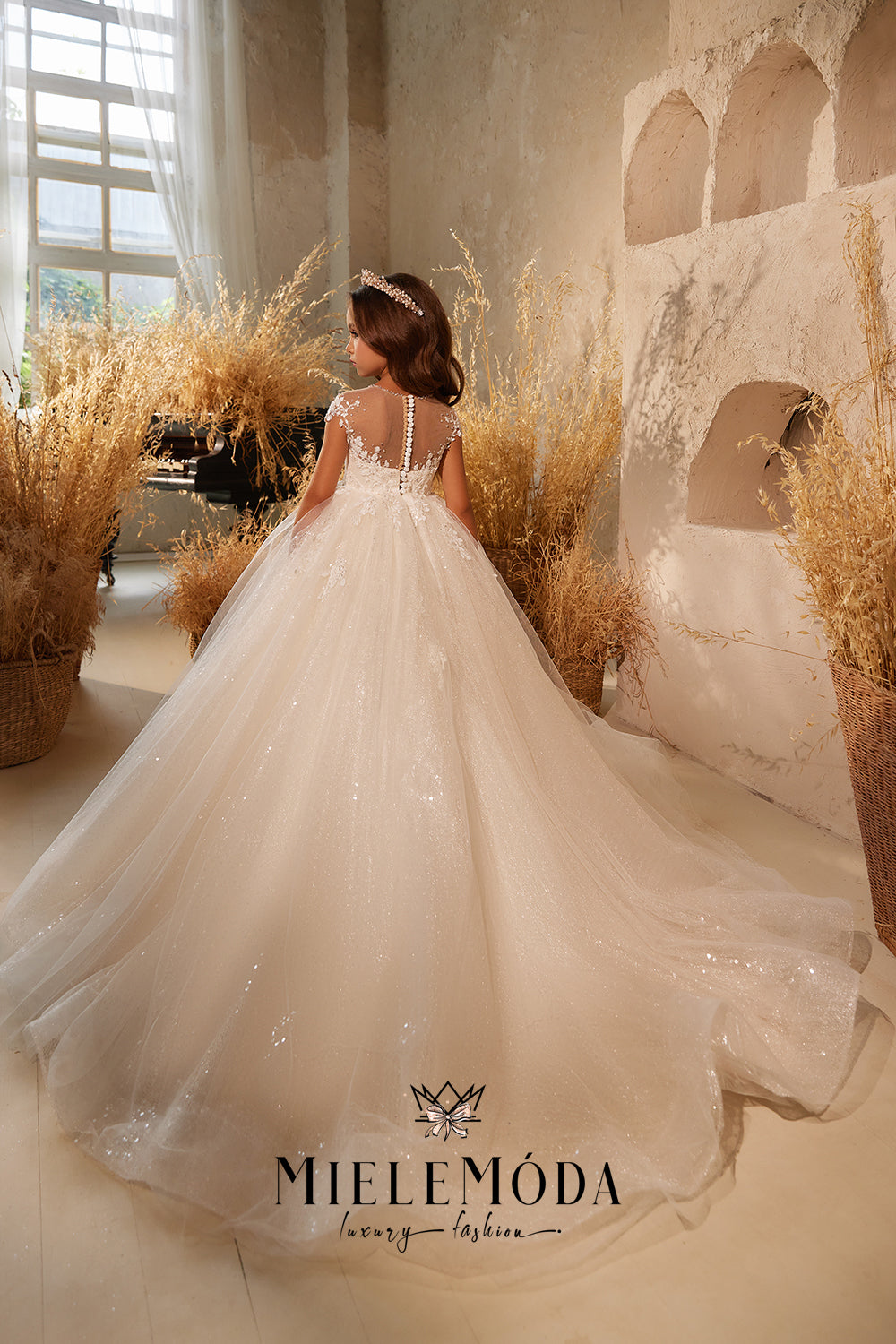 Bryony Luxury Couture Flower Girl Dress