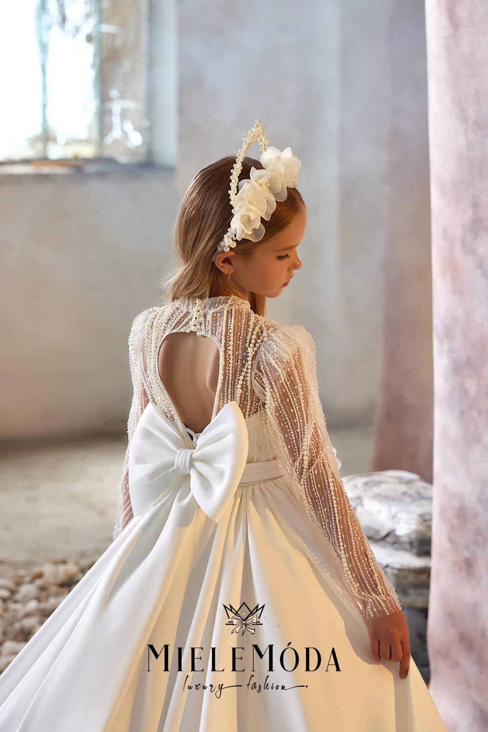 Celestial Lace First Communion Dress