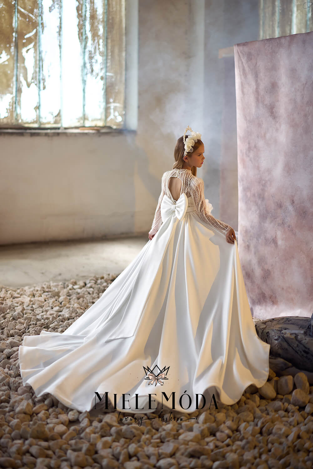 Celestial Lace First Communion Dress