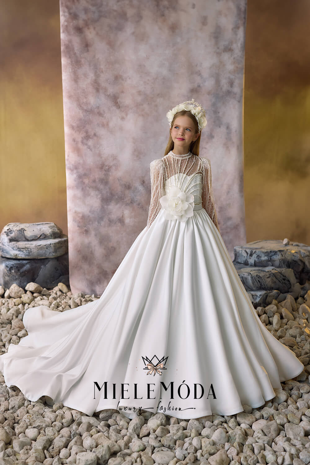 Celestial Lace First Communion Dress