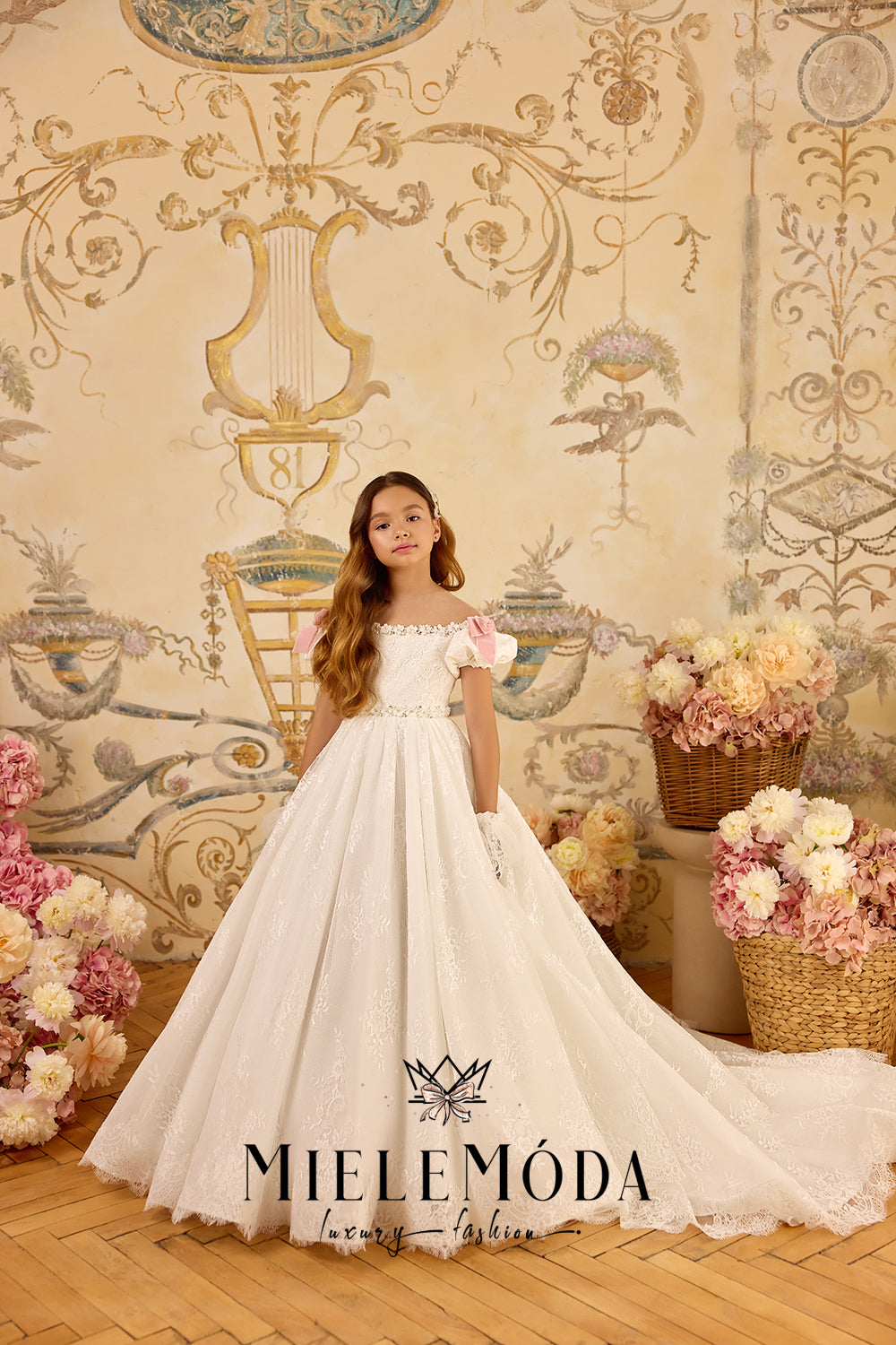 Château Rosette Luxury Flower Girl Dress