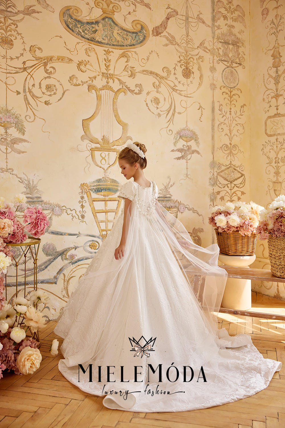 Colette Grace Couture Flower Girl Communion Dress