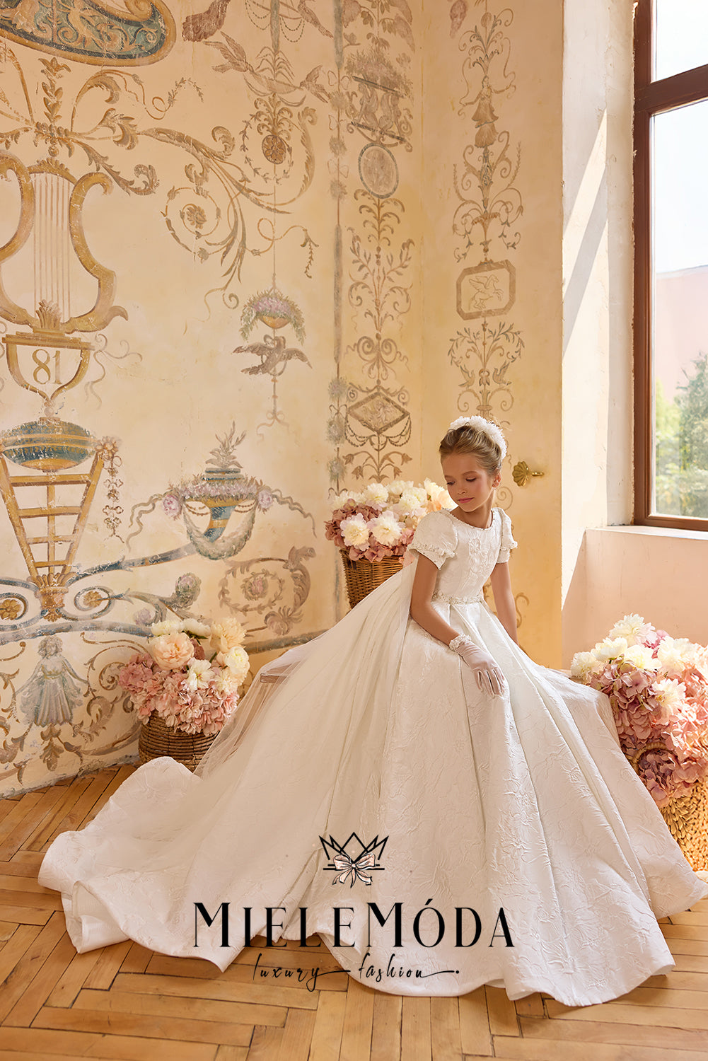 Colette Grace Couture Flower Girl Communion Dress