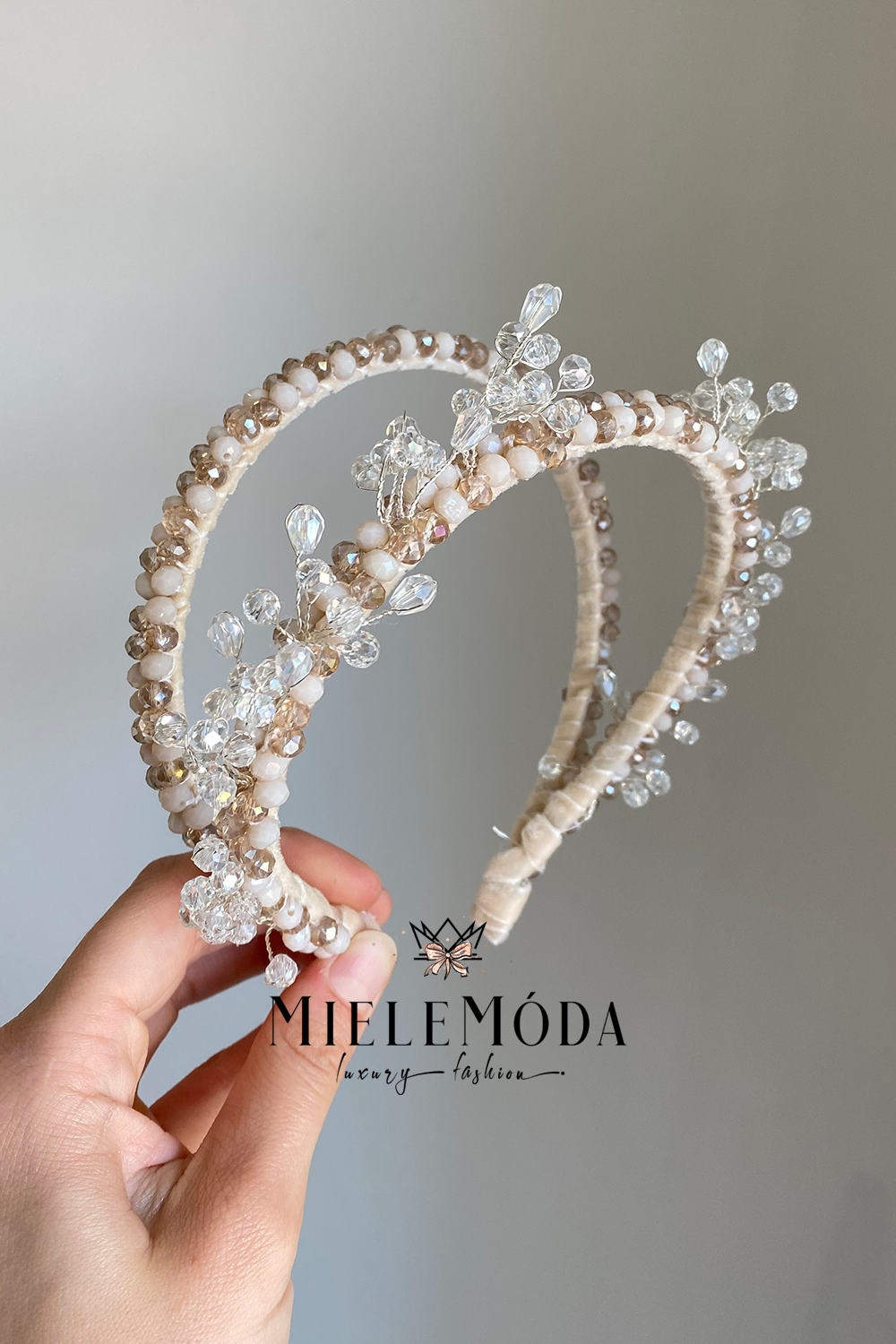 Communion Flower Girl Beaded Luxury Hair Accessory