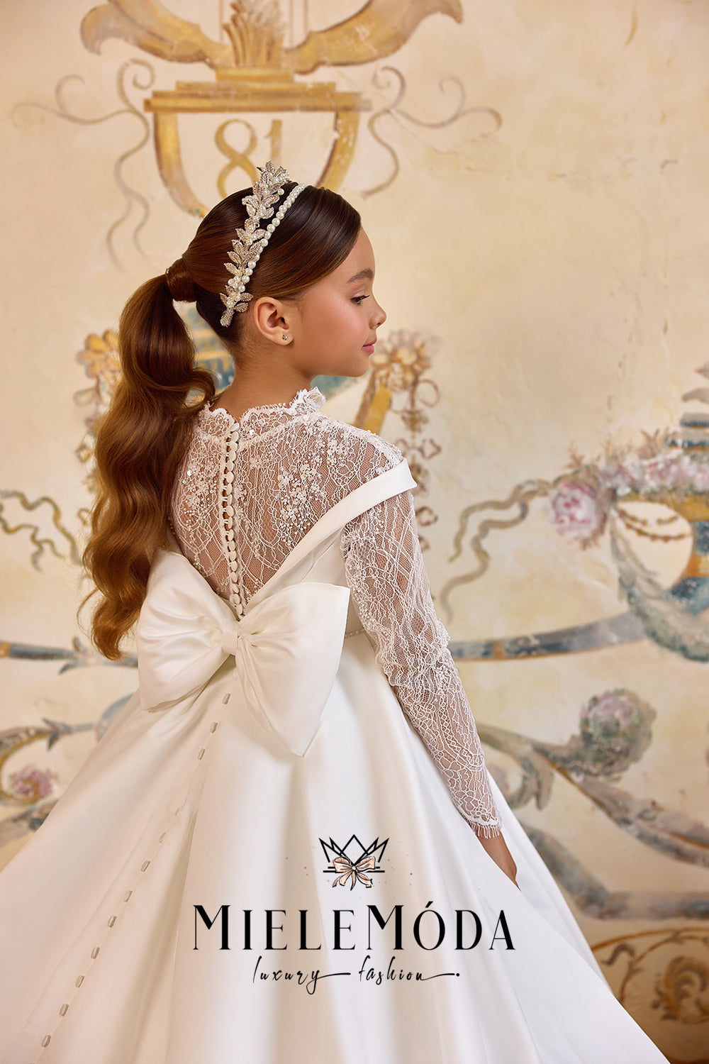Couronne de Fleur Luxury First Communion Dress