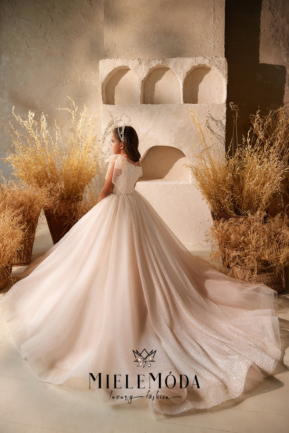 Delphine Couture Flower Girl Communion Dress