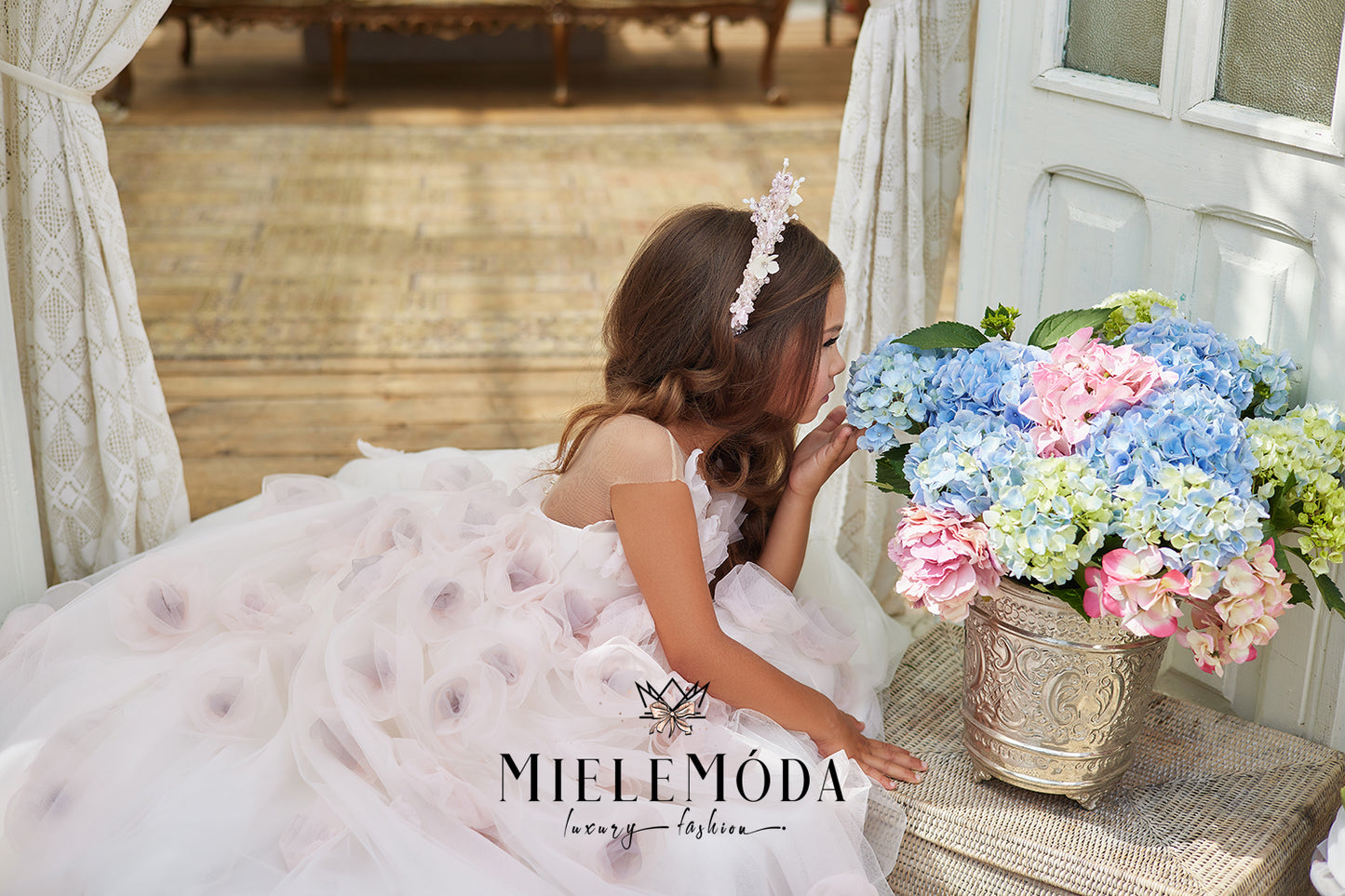 Eliza Luxury Couture Flower Girl Dress