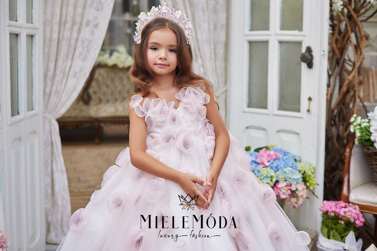 Eliza Luxury Couture Flower Girl Dress