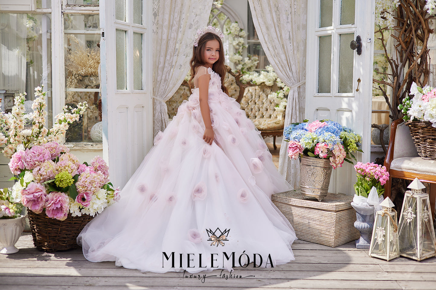 Eliza Luxury Couture Flower Girl Dress