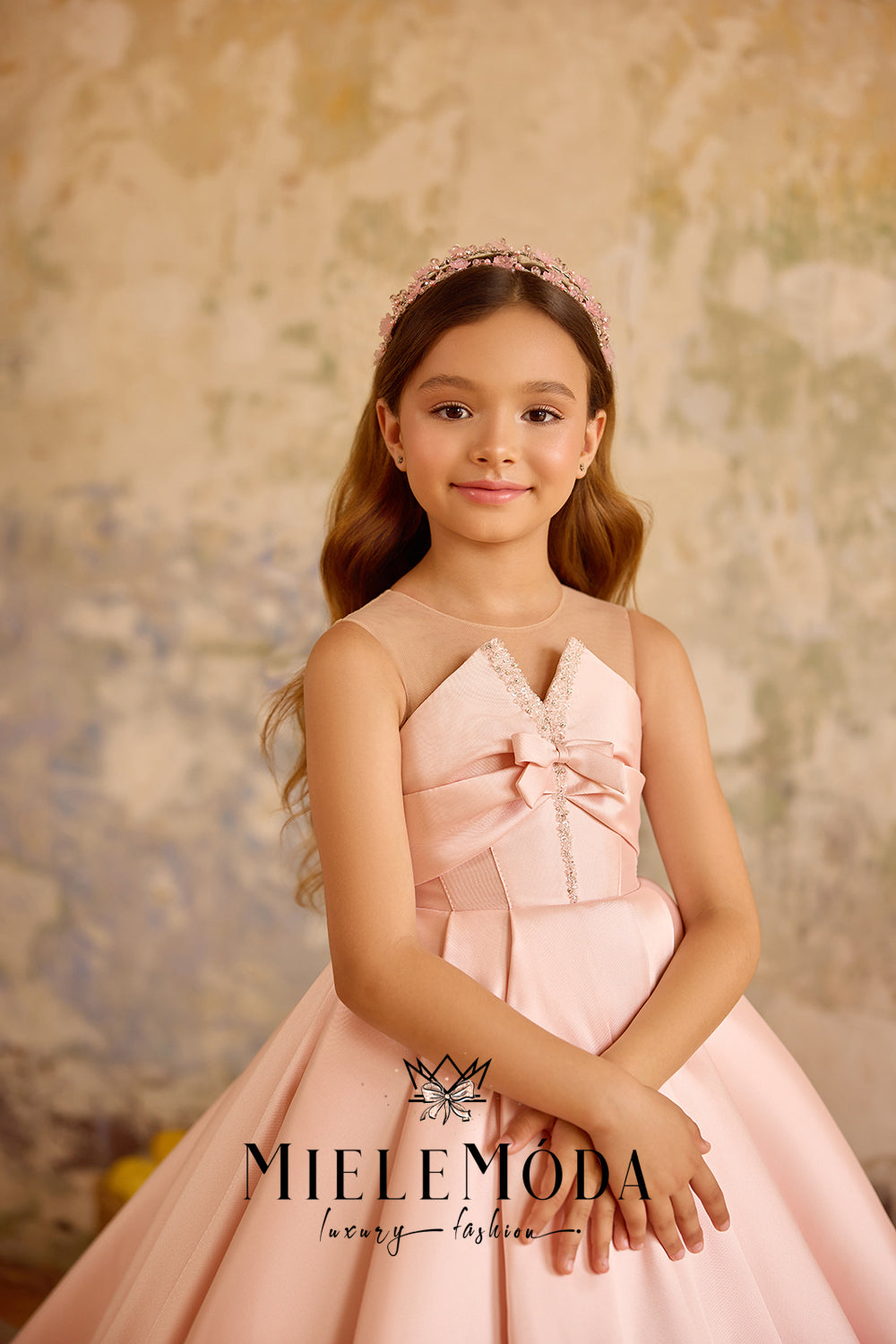 Étoile Rose Couture Flower Girl Communion Dress