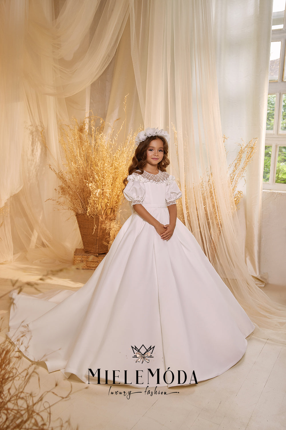 Evanthe Couture Flower Girl Communion Dress