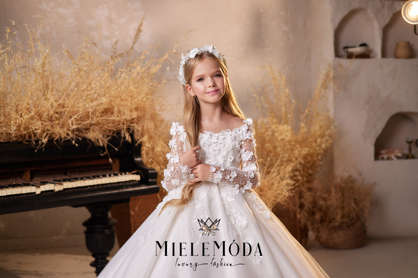 Fioralba Couture Flower Girl Communion Dress