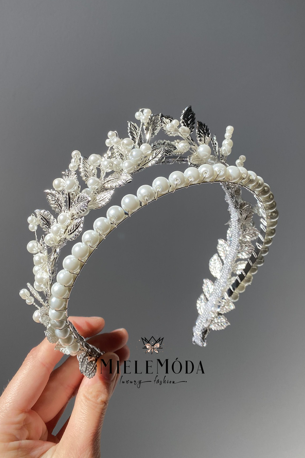 First Communion Flower Girl Luxury Pearl Hair Accessory