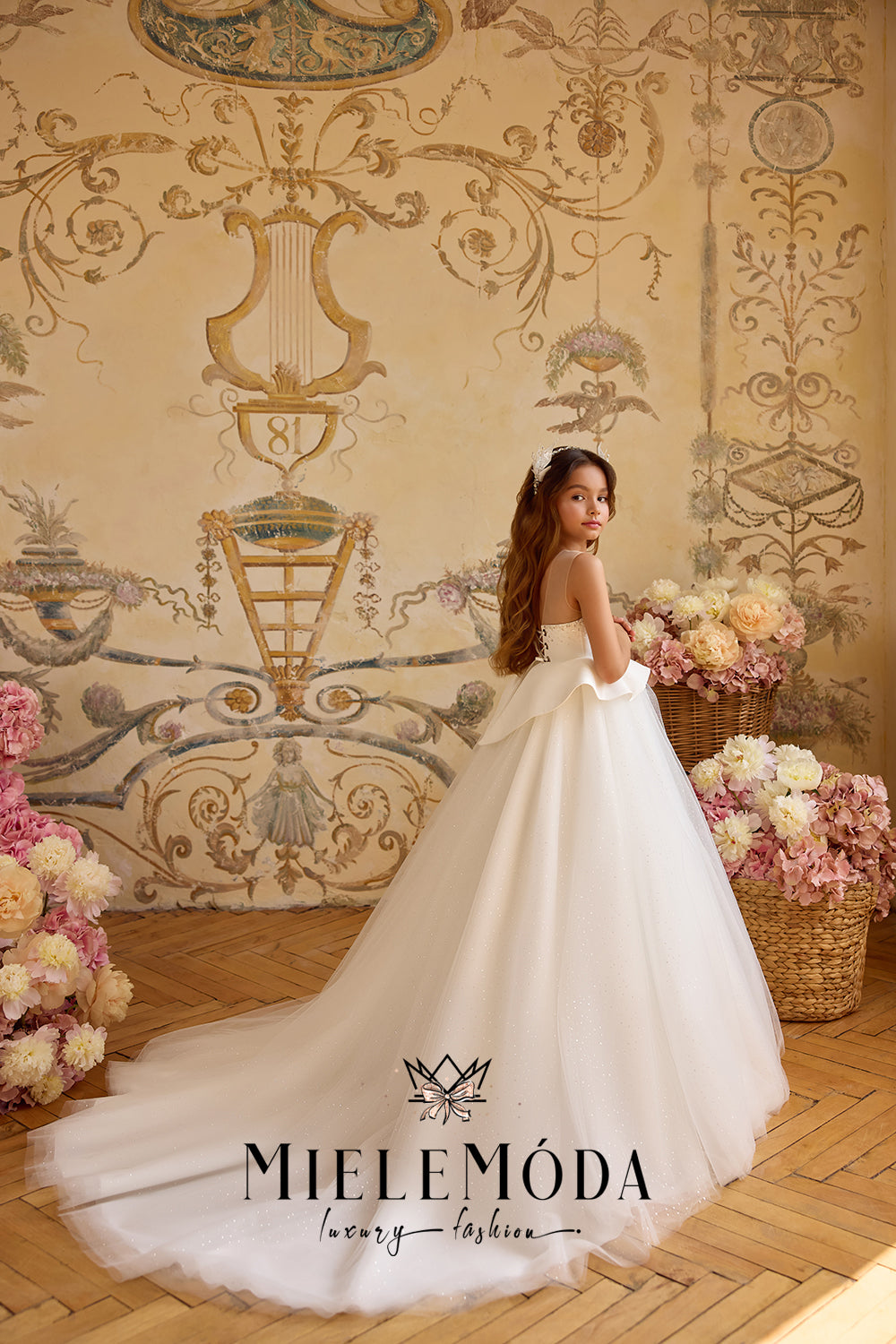 Fleur d’Ange Couture Flower Girl Communion Dress