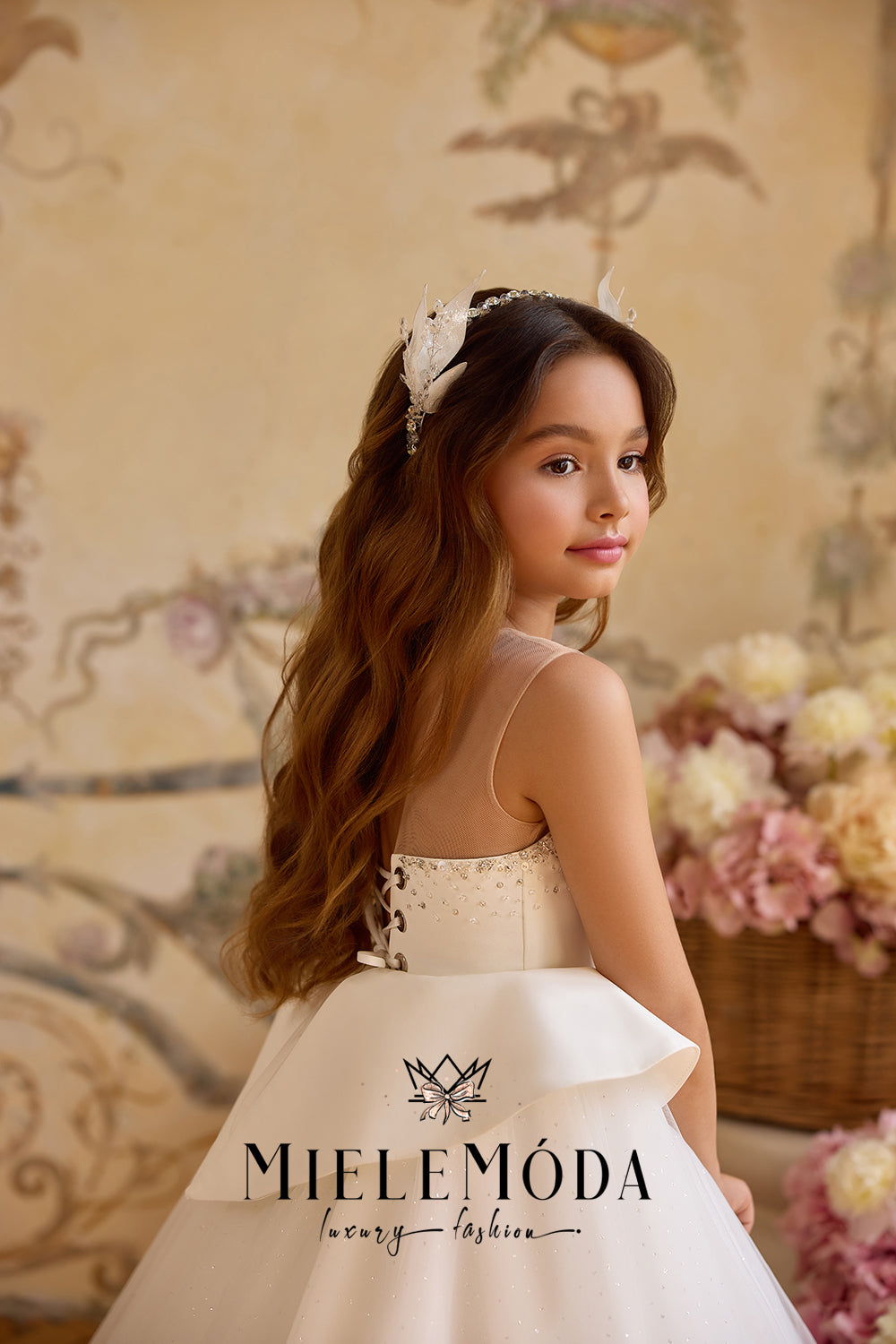 Fleur d’Ange Couture Flower Girl Communion Dress