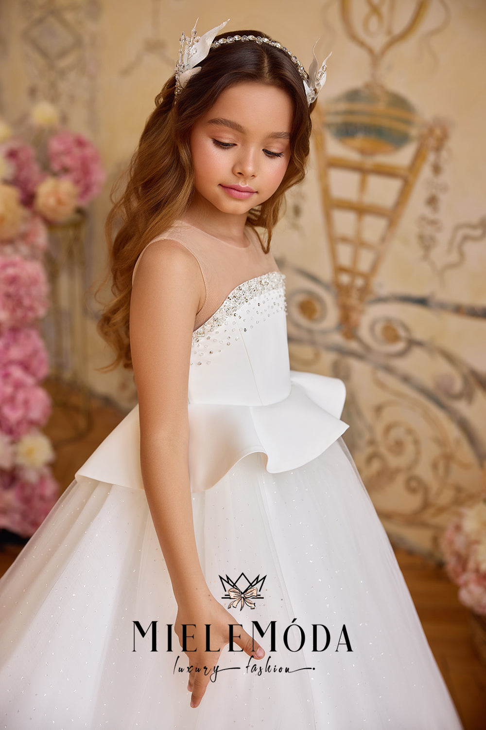 Fleur d’Ange Couture Flower Girl Communion Dress