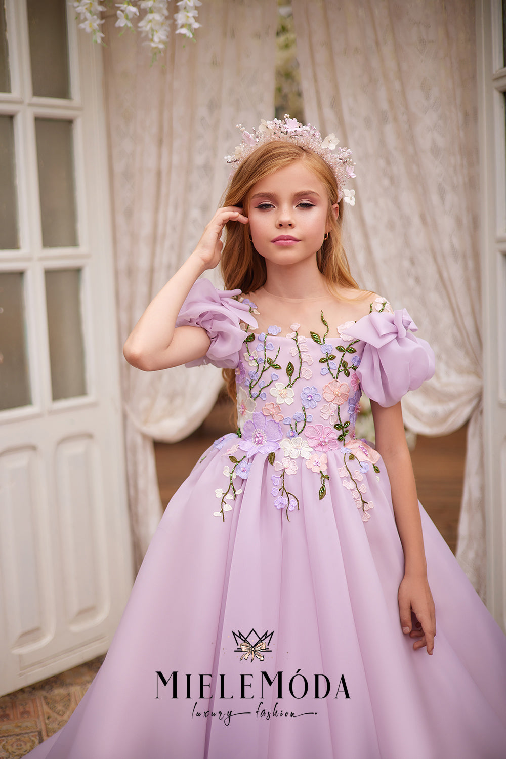 Flora Luxury Couture Flower Girl Dress