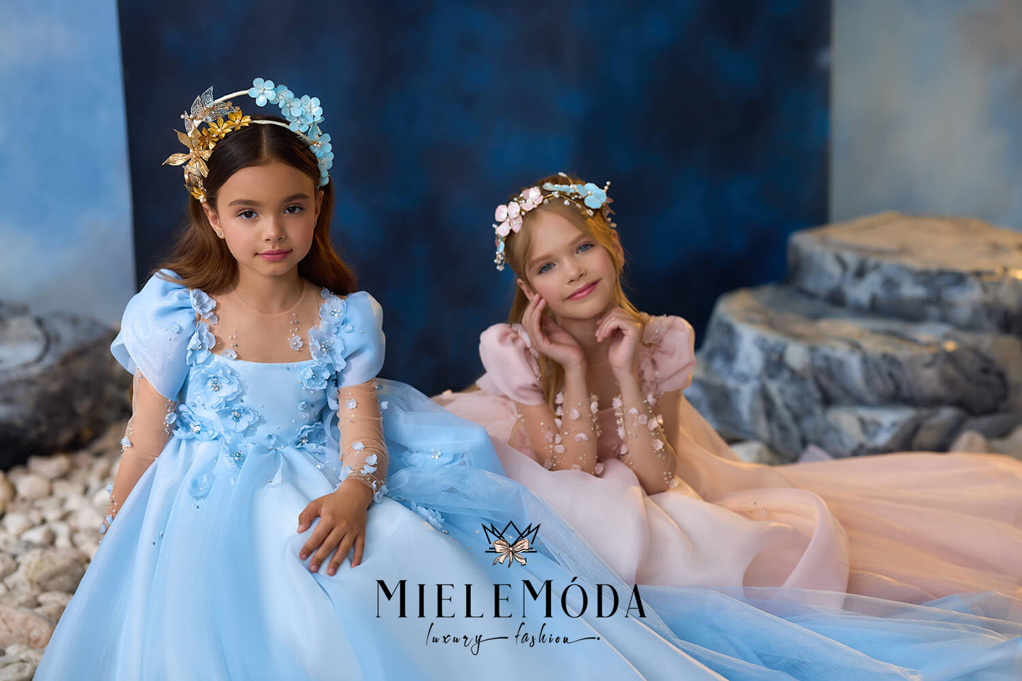 Floral Reverie Luxury Flower Girl Dress