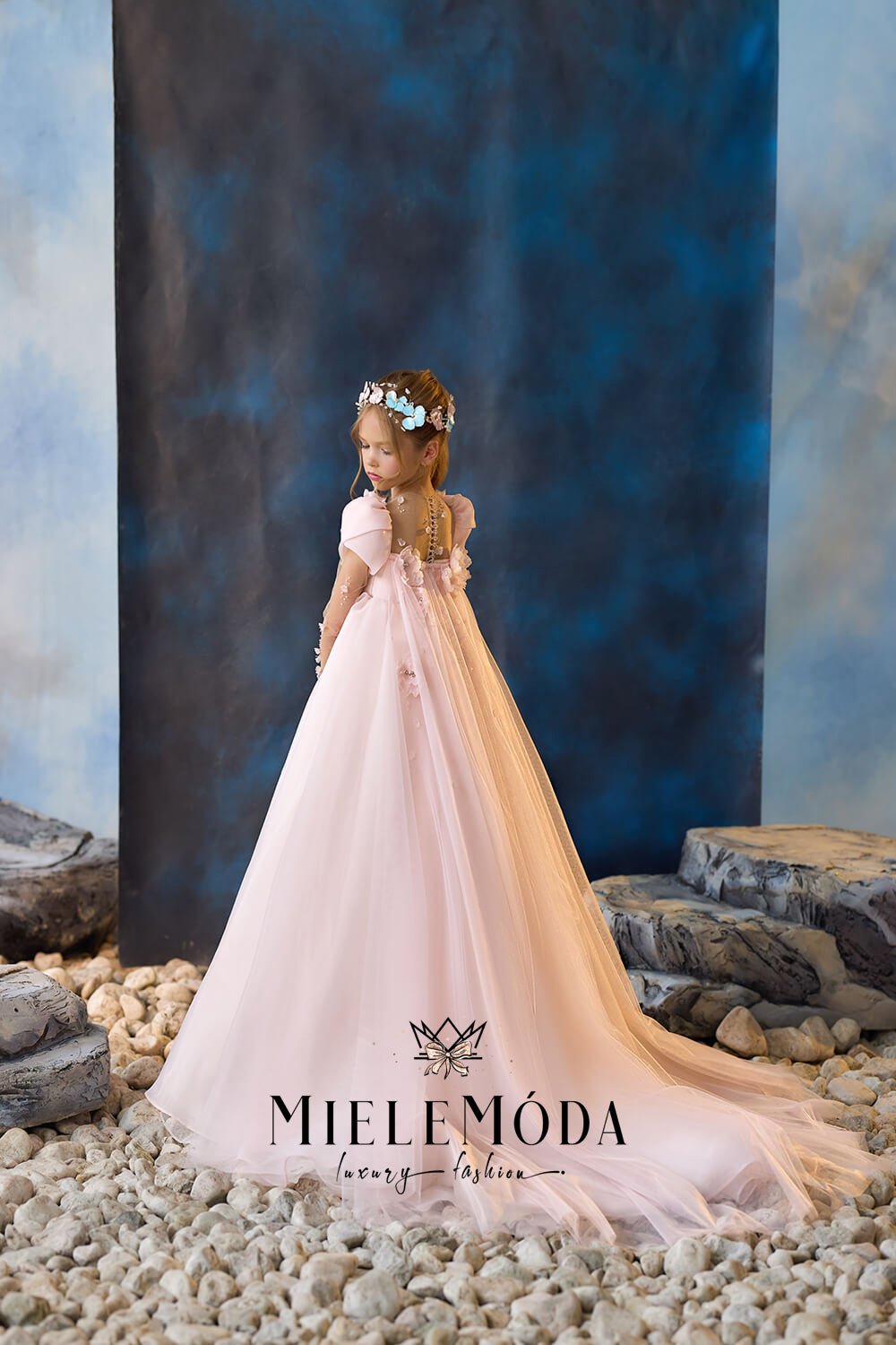 Floral Reverie Luxury Flower Girl Dress