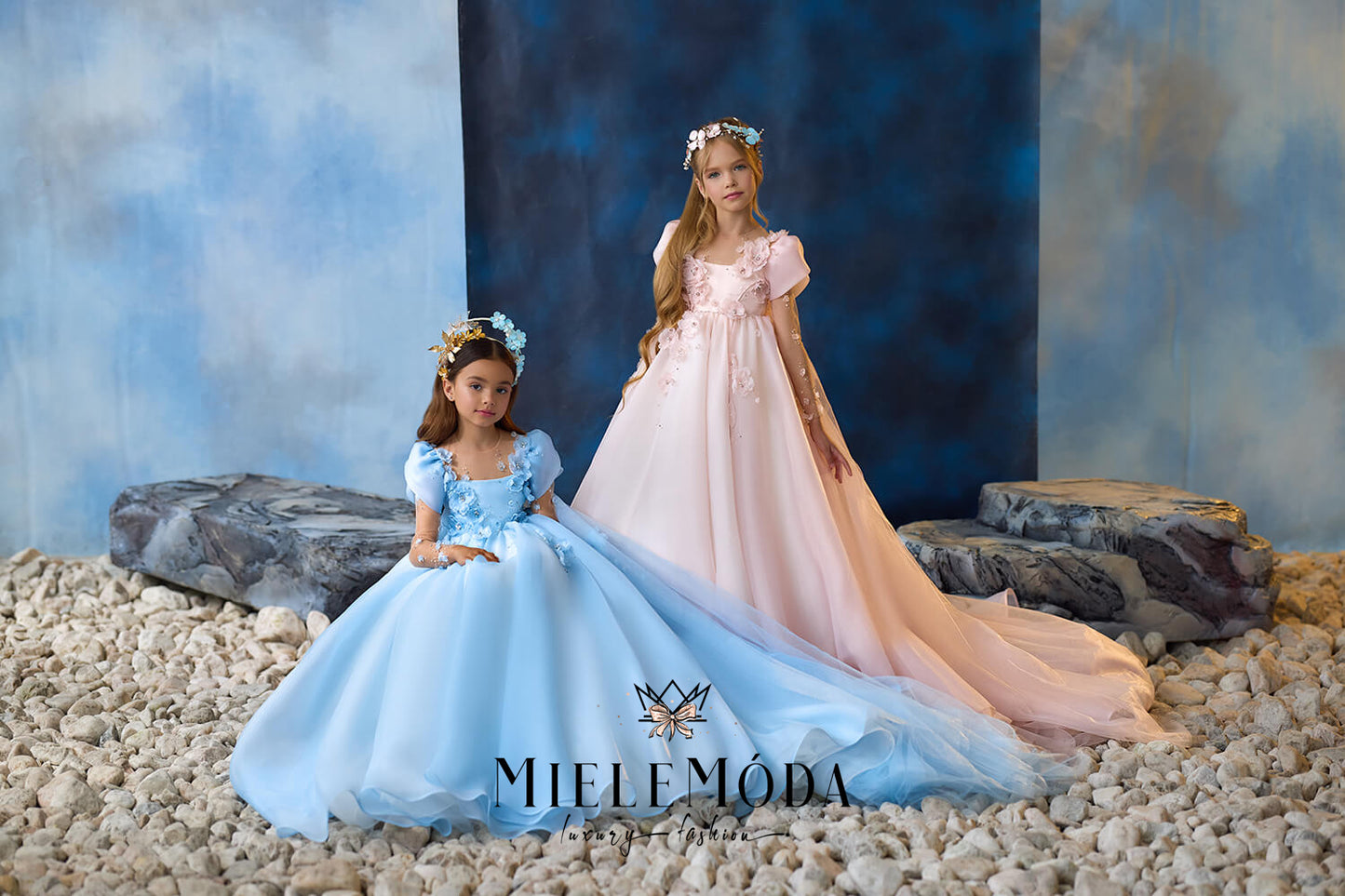 Floral Reverie Luxury Flower Girl Dress