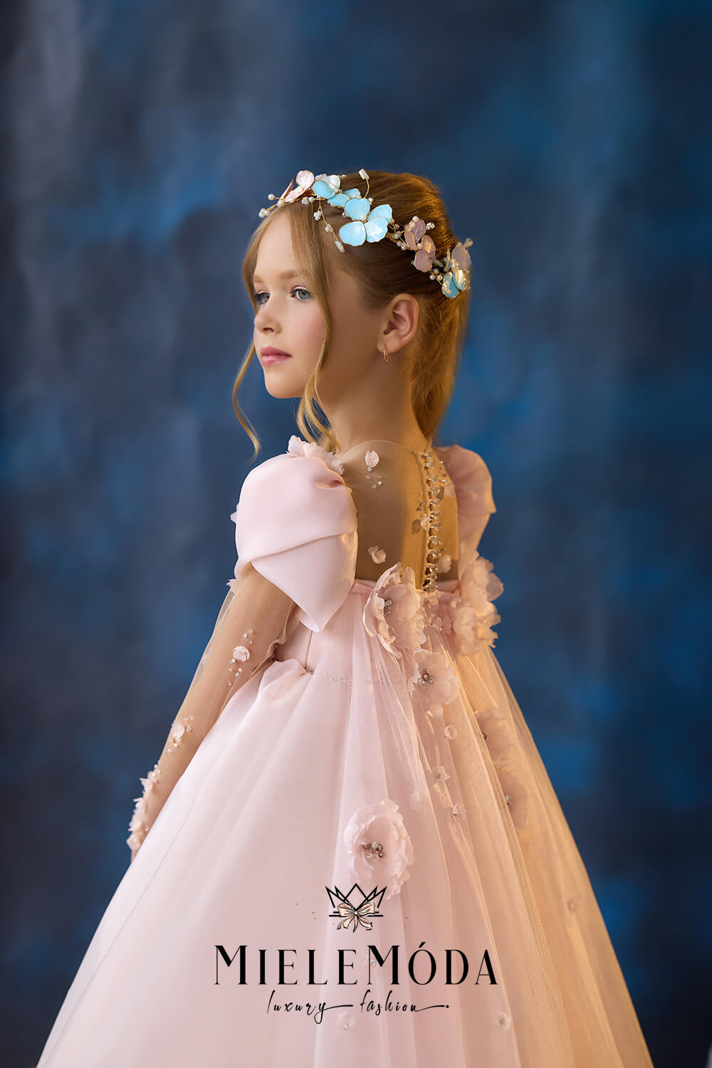 Floral Reverie Luxury Flower Girl Dress
