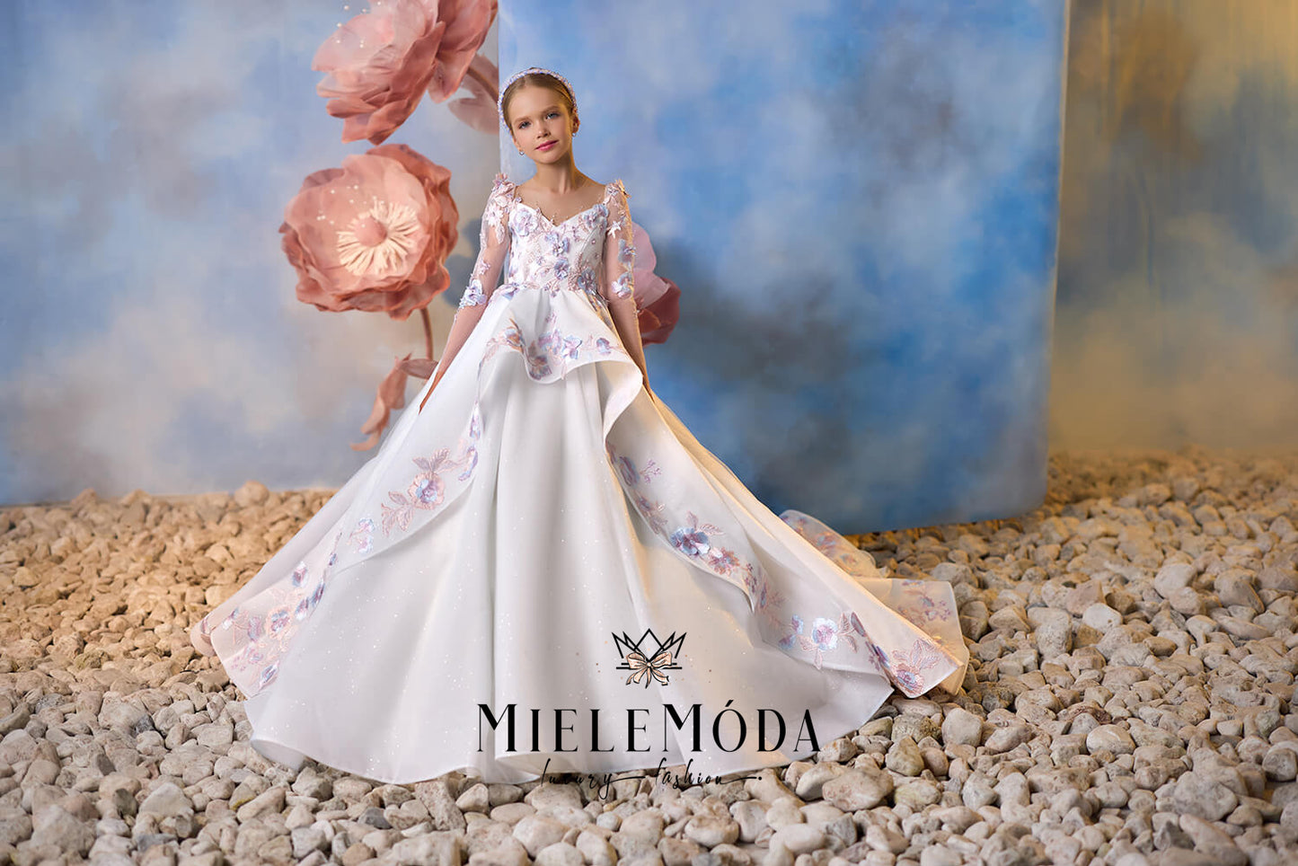 Frosted Lily Luxury First Communion Dress
