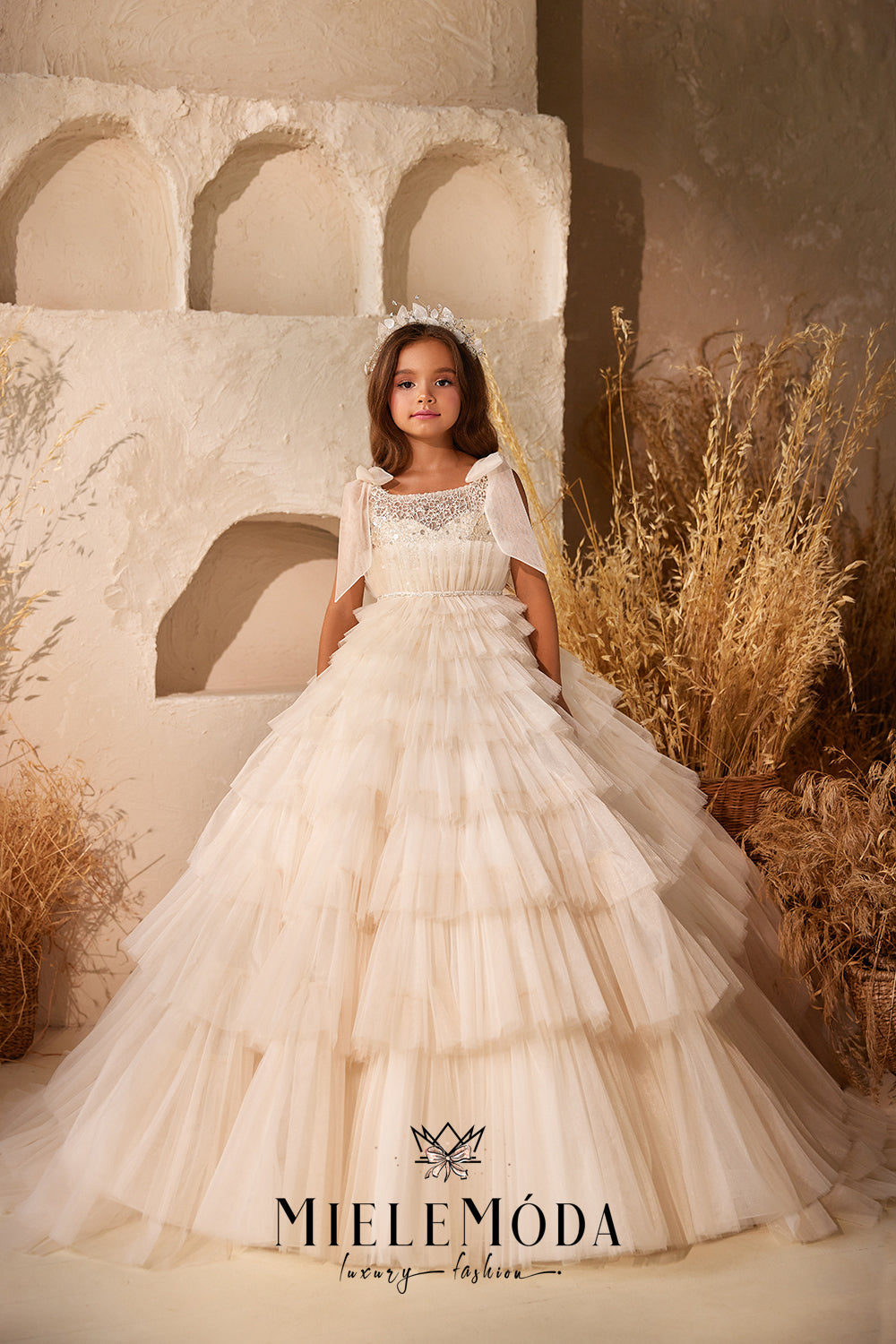Giacinta Couture Flower Girl Communion Dress
