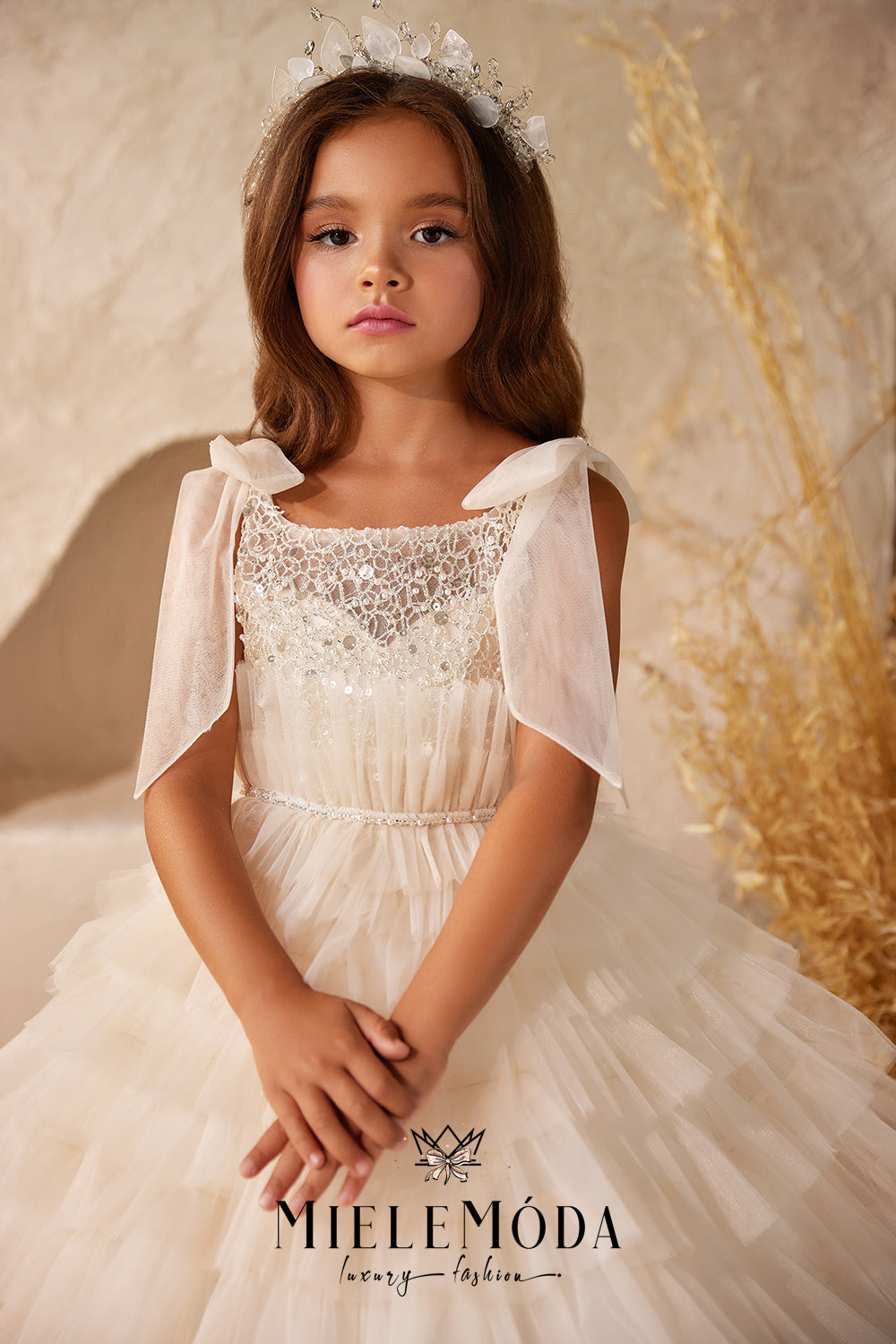 Giacinta Couture Flower Girl Communion Dress