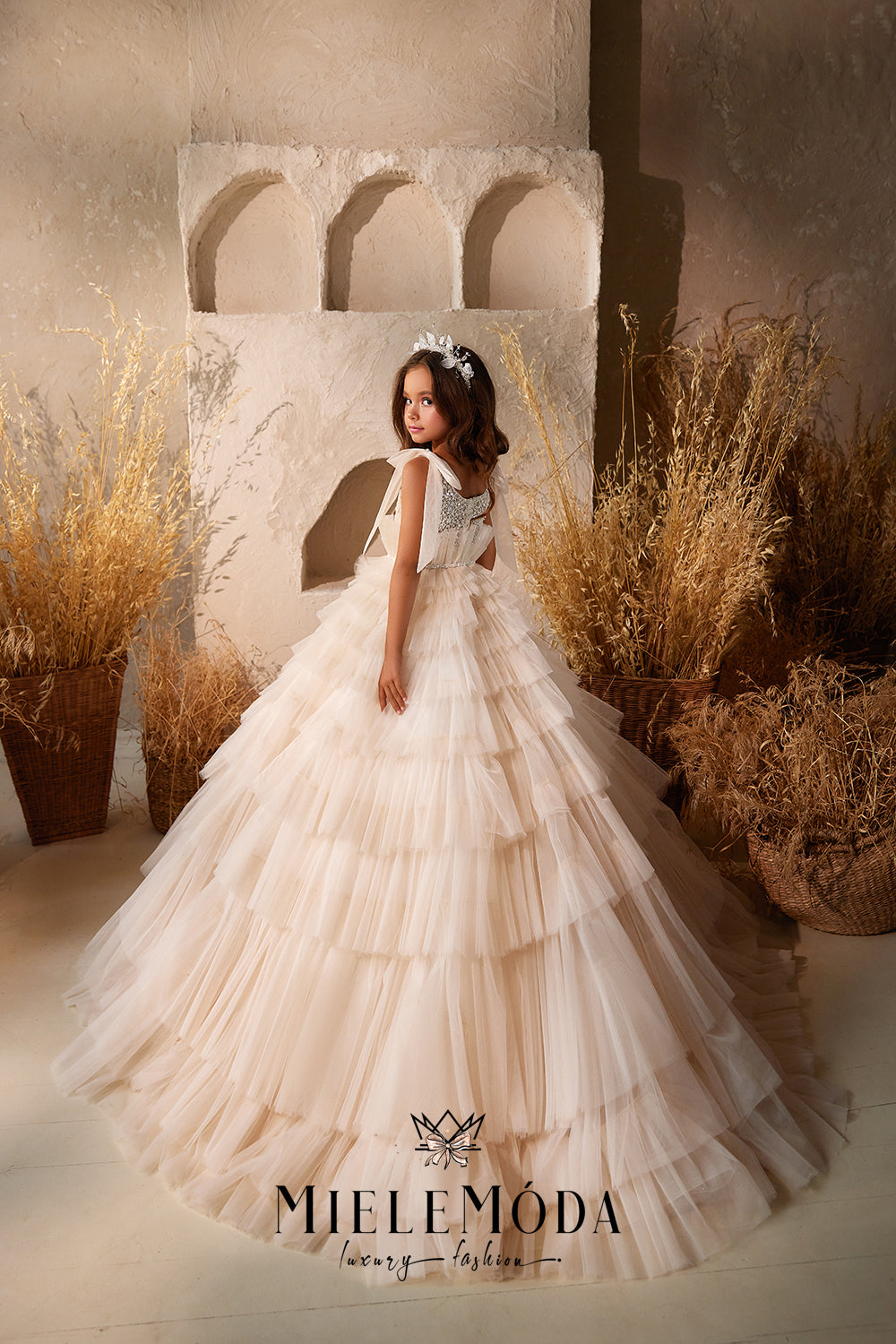 Giacinta Couture Flower Girl Communion Dress