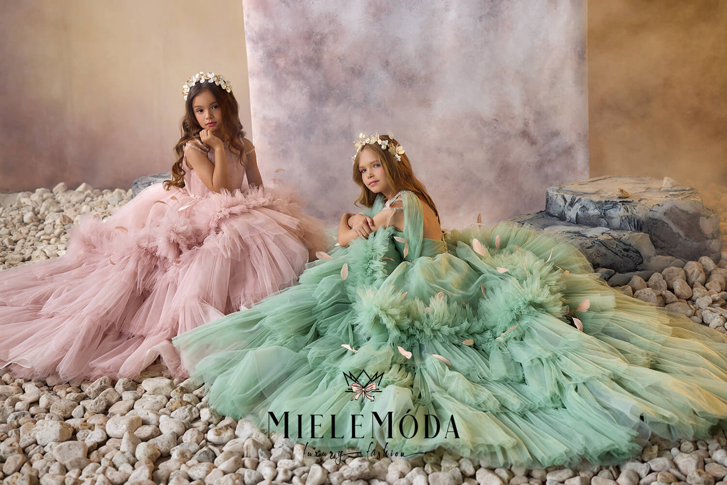 Gossamer Lily Couture Flower Girl Dress