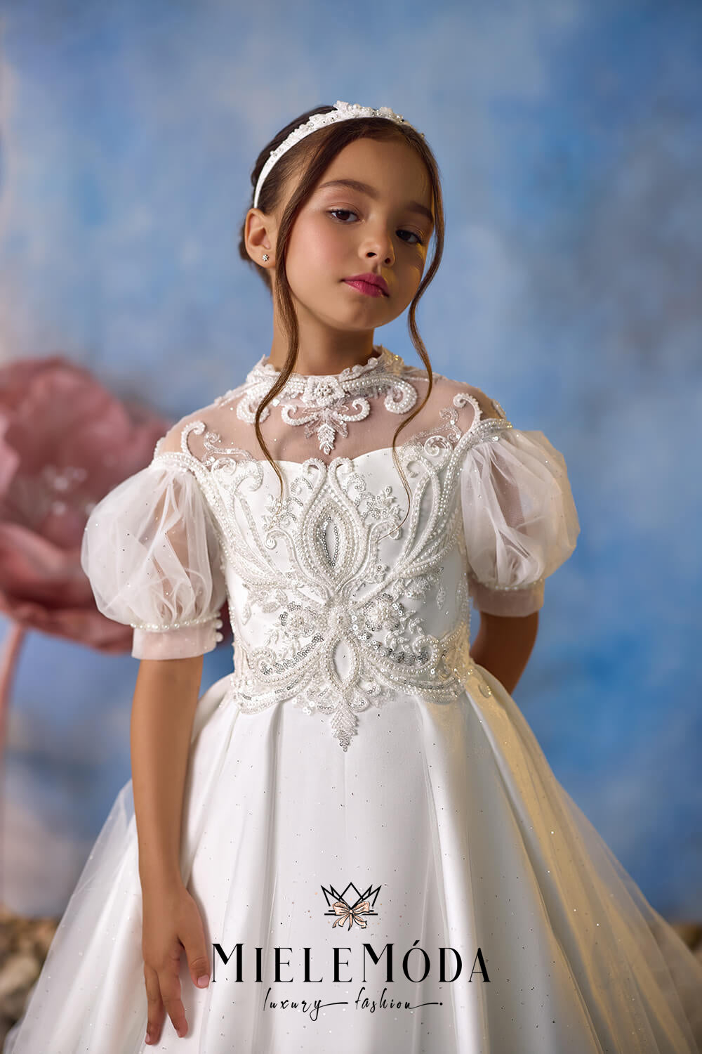 Ivory Blossom Luxury First Communion Dress