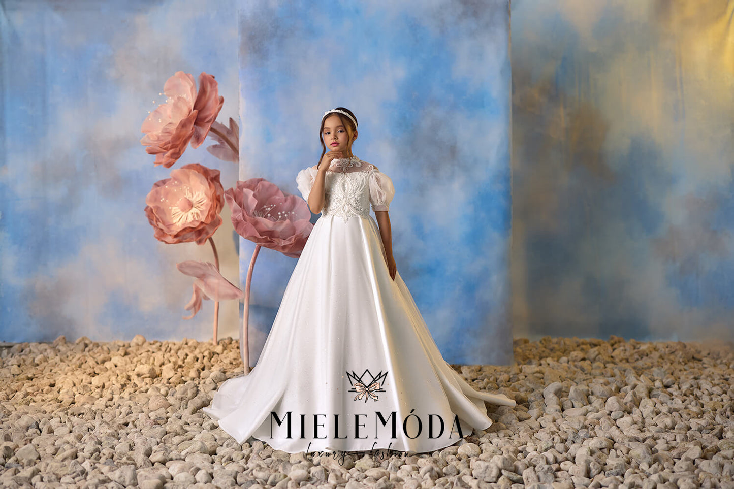 Ivory Blossom Luxury First Communion Dress