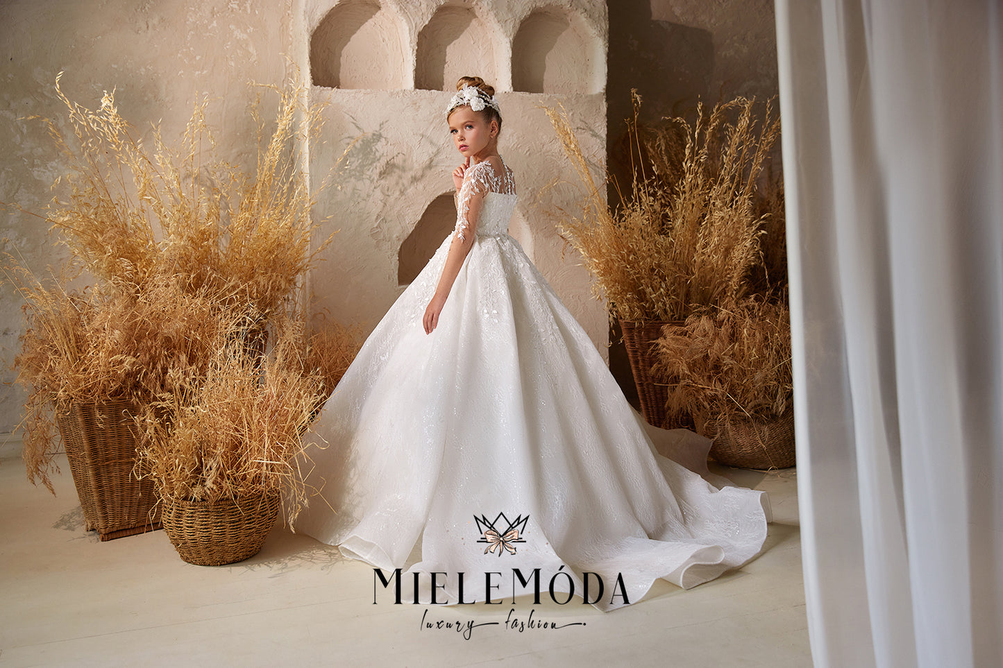 Ivy Couture Flower Girl Communion Dress