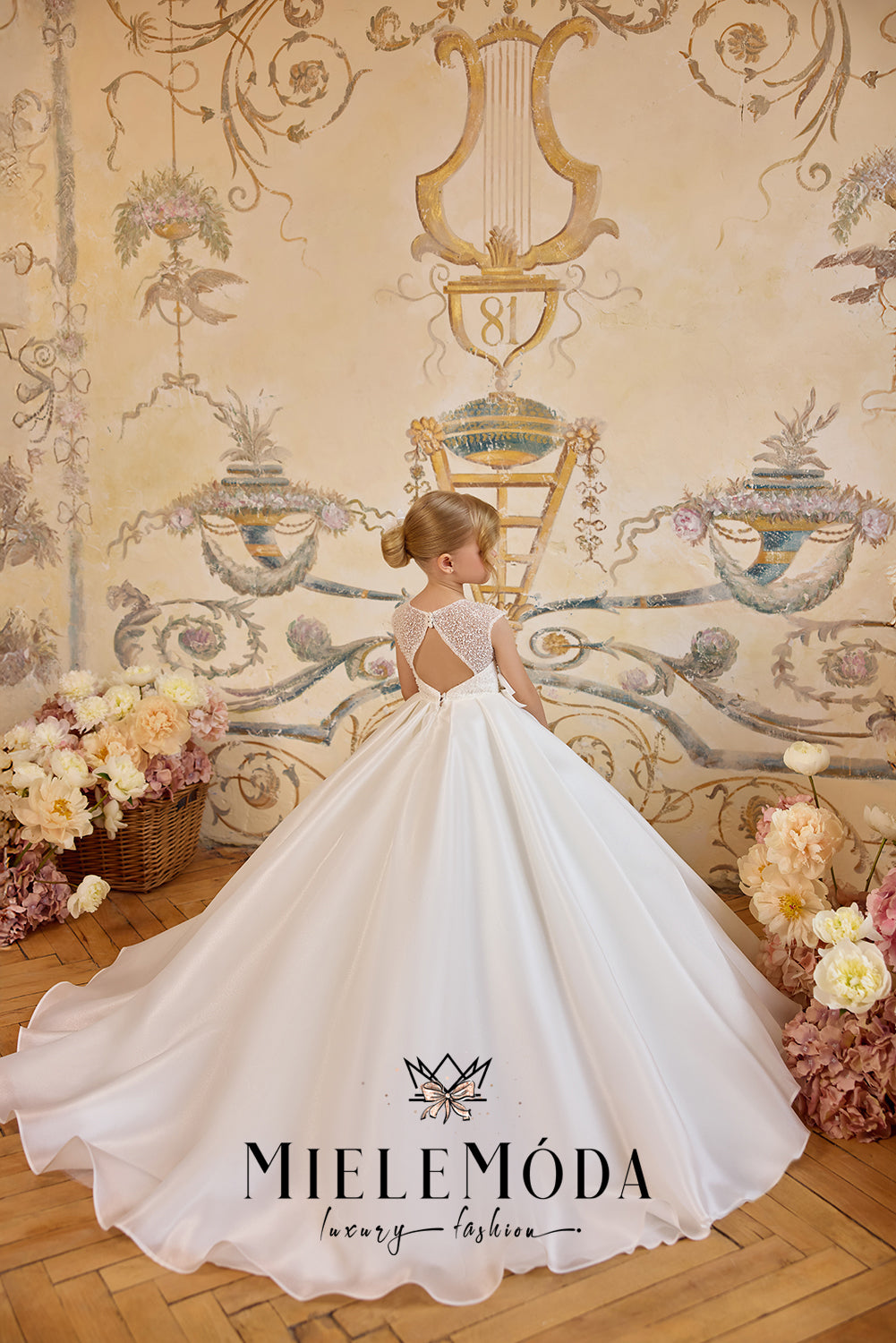 Jardin de Rêve Luxury Flower Girl Communion Dress