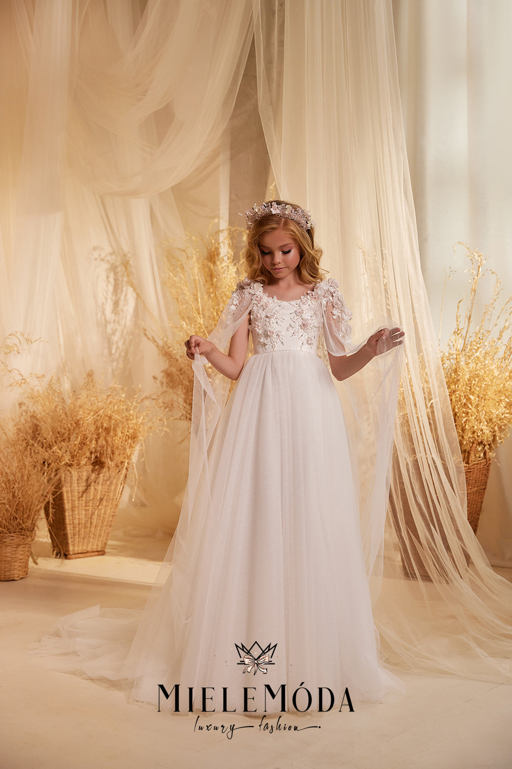 Jessamine Couture Flower Girl Communion Dress