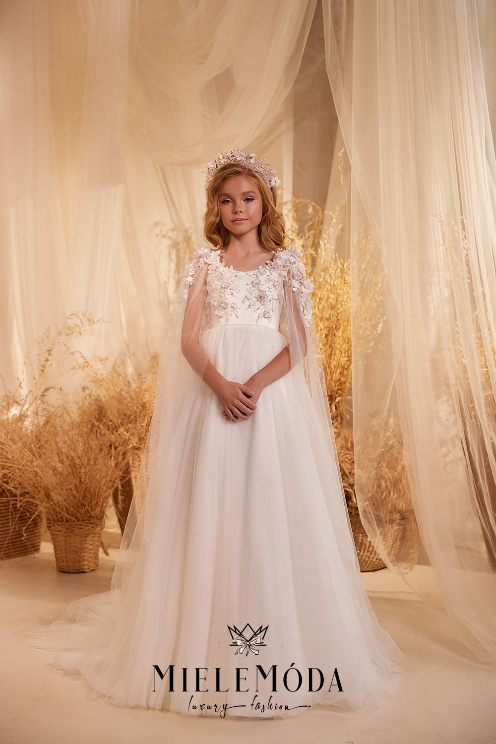 Jessamine Couture Flower Girl Communion Dress
