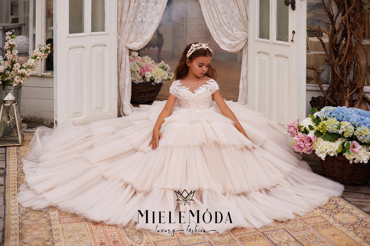 Kassiani Couture Flower Girl Communion Dress