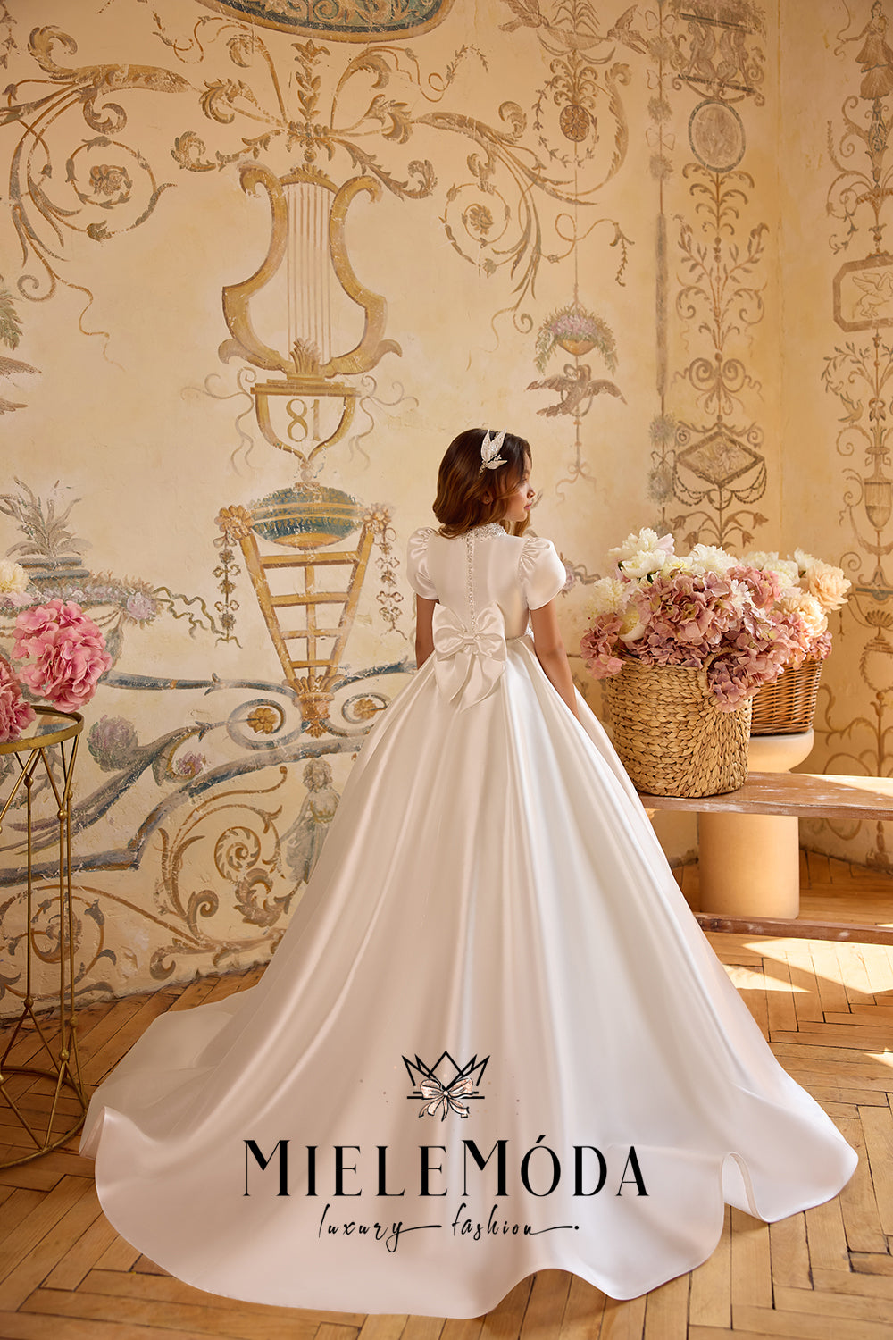Lumière Belle Luxury Beaded Flower Girl Dress