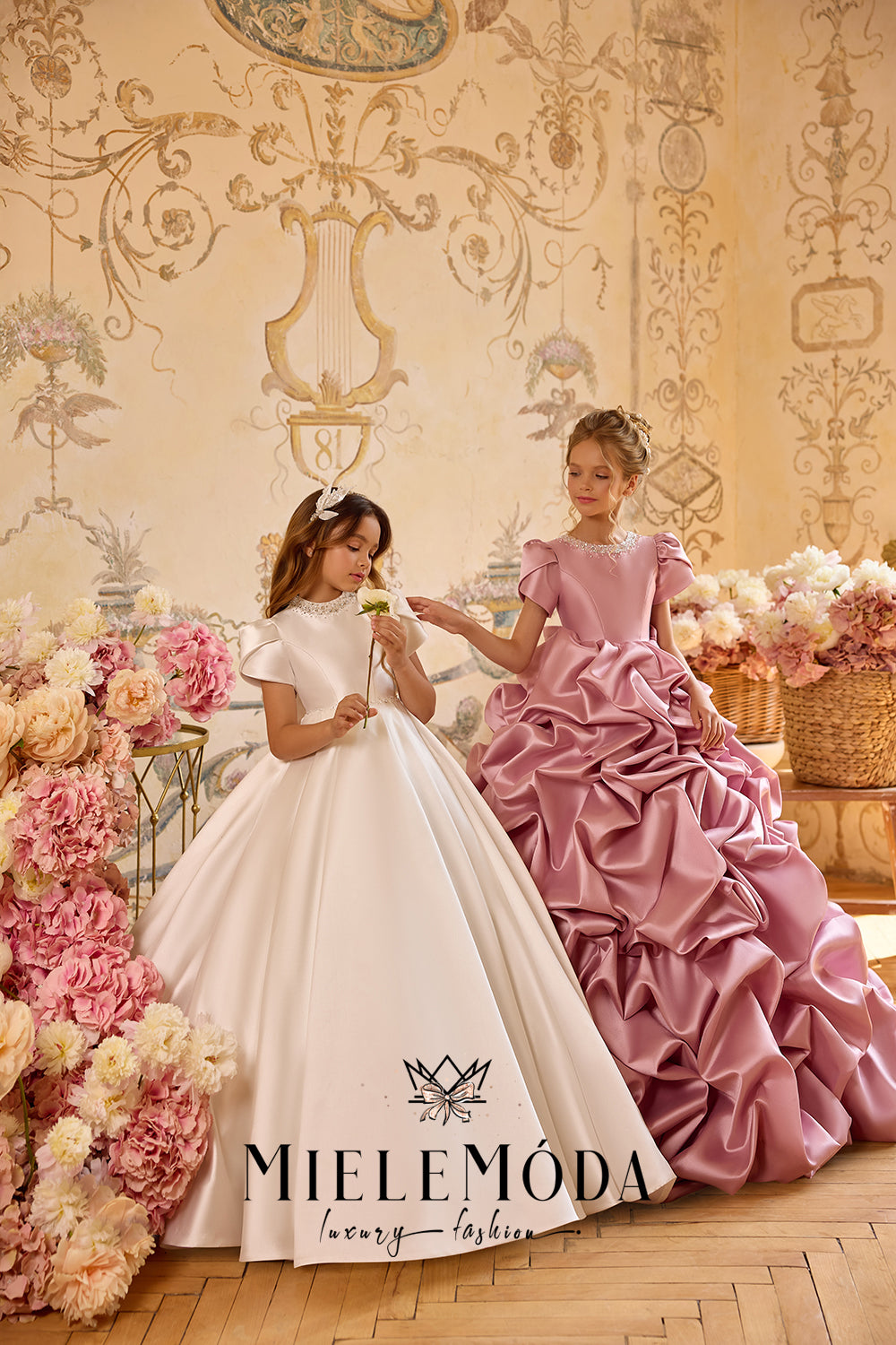 Lumière Belle Luxury Beaded Flower Girl Dress