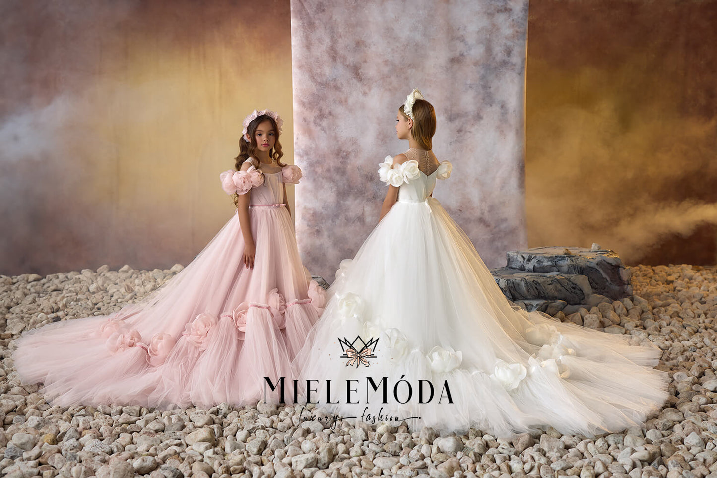 Luna Petal Luxury Flower Girl Dress