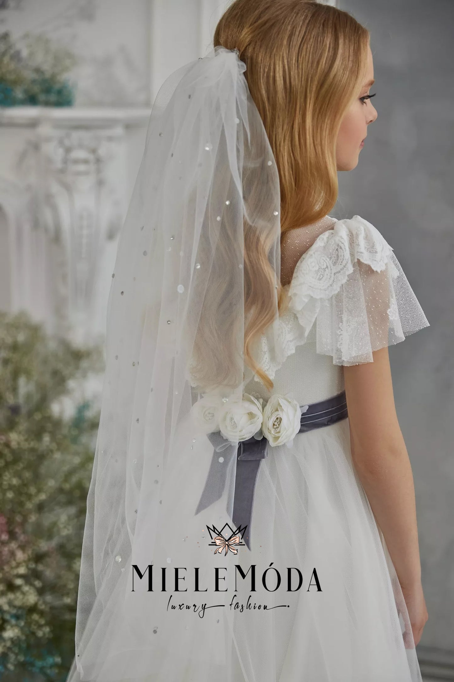 First Communion Luxury Accented Tulle Veil