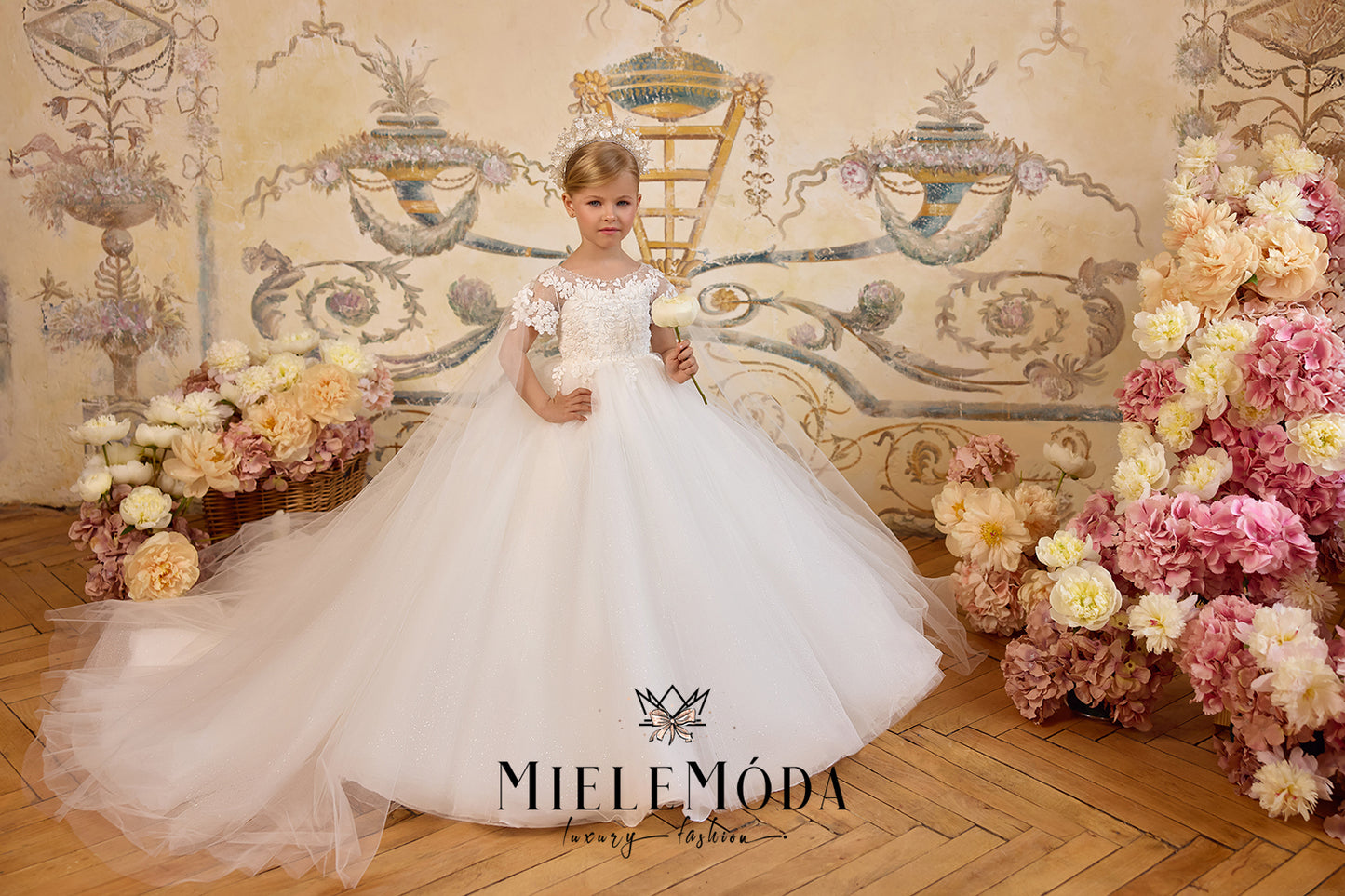Lys d’Amour Couture Flower Girl Communion Dress