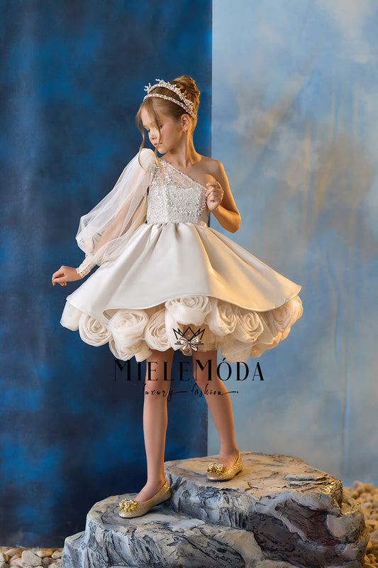 Mystic Orchid Couture Flower Girl Dress