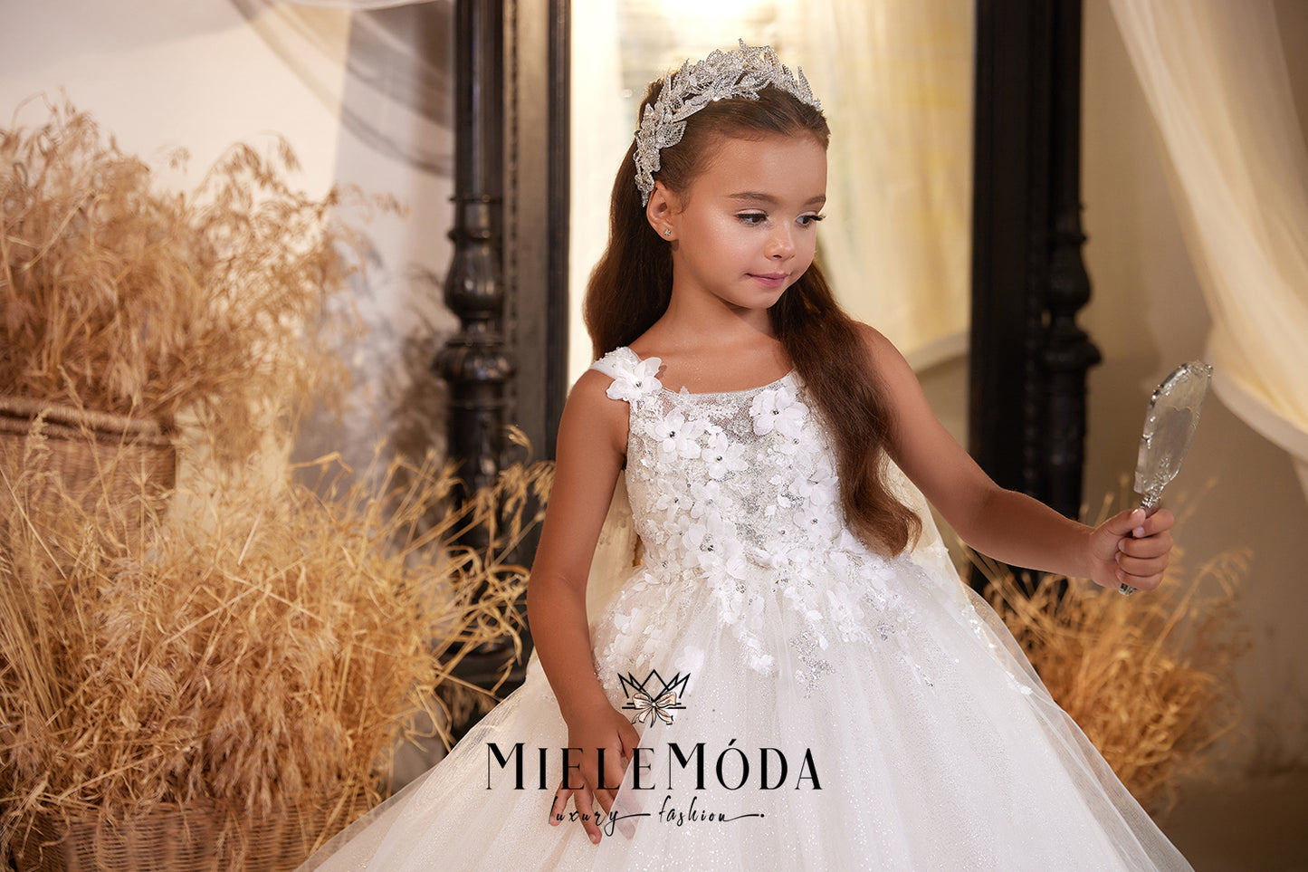 Ornellia Couture Flower Girl Communion Dress